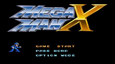 mega man x title screen.